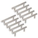 Cabinet Bar Pull in Satin Nickel (Pack of 10)