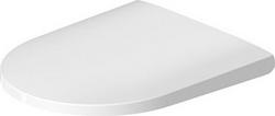 Elongated Closed Front With Cover Toilet Seat in White