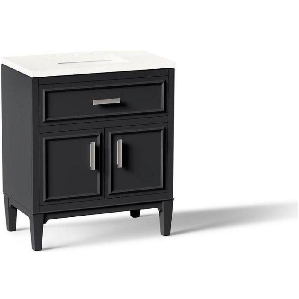 KOHLER Slate Grey 30-7/16 in. Floor Mount Vanity 