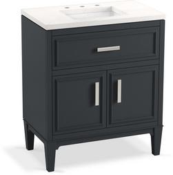 30-7/16 in. Floor Mount Vanity in Slate Grey