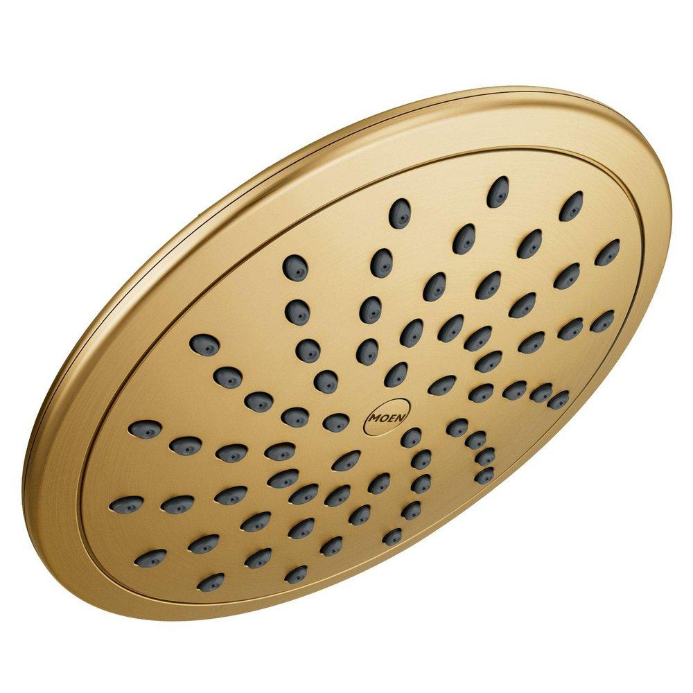 Moen Brushed Gold Single Function Full Spray Showerhead 