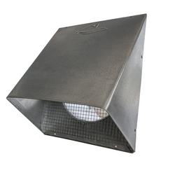6 in. Galvanized Heavy Hood with Screen