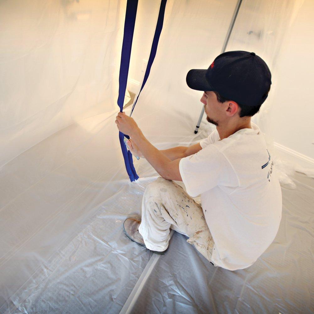 2-3/4 in. x 7 ft. E-Z Up&reg; Peel and Stick Plastic Sheeting Zipper Kit ( Pack of 2) 