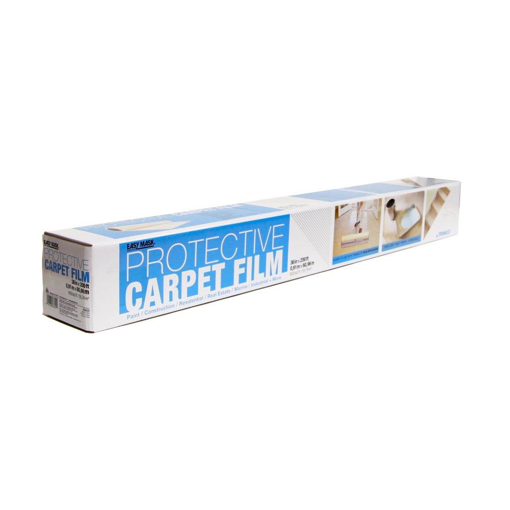 36 in. x 200 ft. 3 Mil Easy Mask&reg; Protective Carpet Film in Clear 