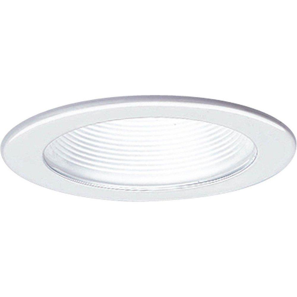 Progress Lighting White 5 in. Step Baffle Trim 