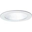 Progress Lighting White 5 in. Step Baffle Trim 