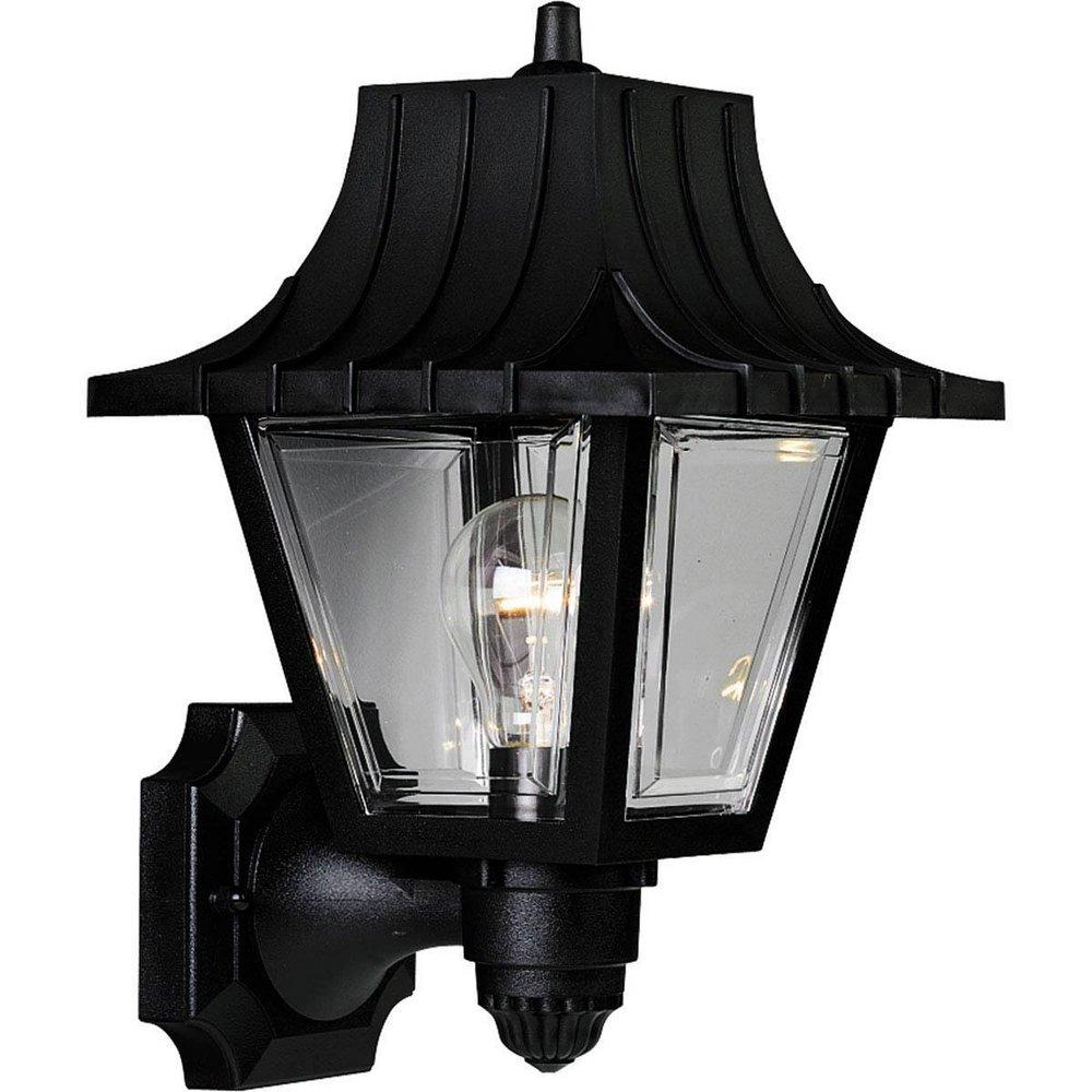 Progress Lighting Black 8-1/4 in. 60 W 1-Light Medium Wall Lantern 