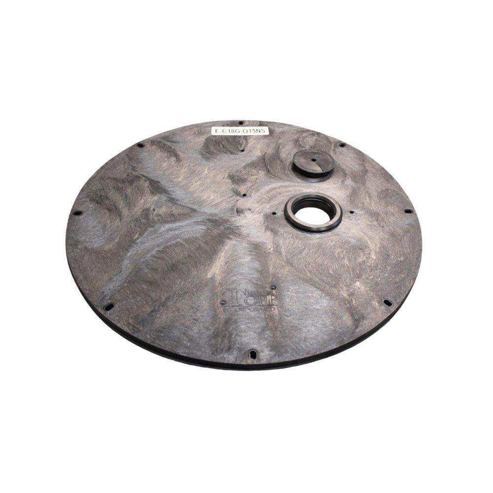 TOPP Black 18 in. Foam and Plastic Round Basin Cover 