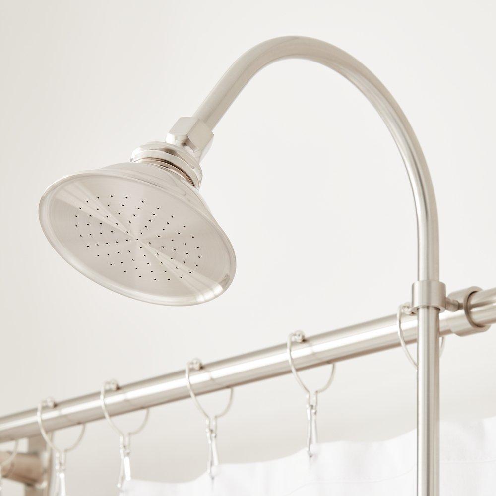 Signature Hardware Chrome Three Handle Single Function Shower System 