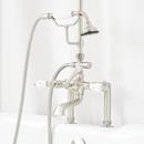 Signature Hardware Chrome Three Handle Single Function Shower System 