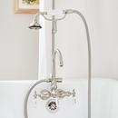 Signature Hardware Brushed Nickel Three Handle Single Function Shower System 