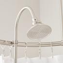 Signature Hardware Brushed Nickel Three Handle Single Function Shower System 