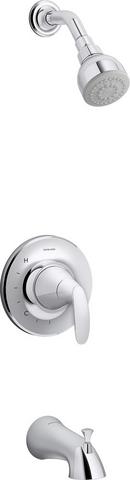 One Handle Single Function Bathtub & Shower Faucet in Polished Chrome (Trim Only) 