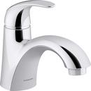 Single Handle Monoblock Bathroom Sink Faucet in Polished Chrome 
