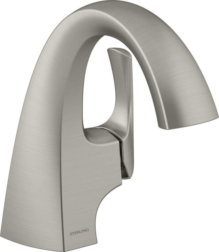 Single Handle Monoblock Bathroom Sink Faucet in Vibrant&reg; Brushed Nickel 