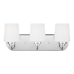 75W 3-Light Medium E-26 Vanity Fixture in Chrome