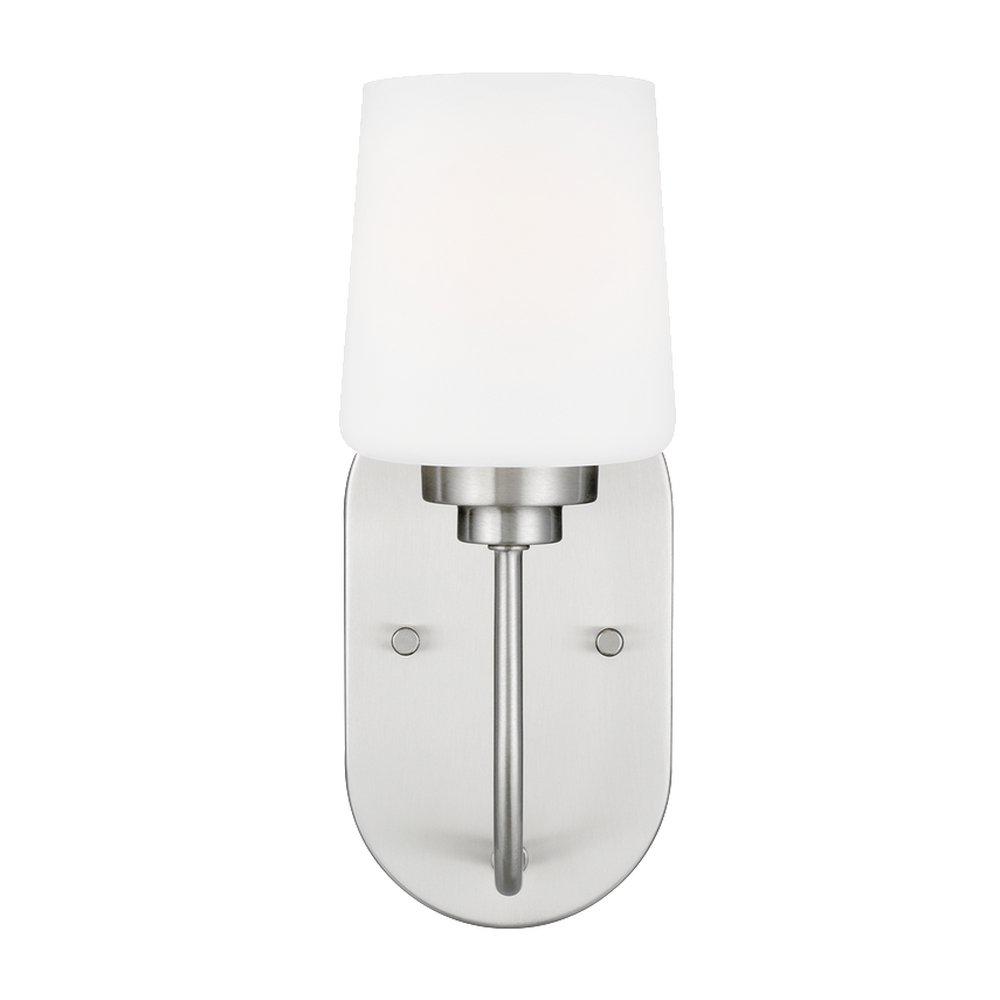 Visual Comfort & Co. Generation Lighting Brushed Nickel 75W 1-Light Medium E-26 Vanity Fixture 