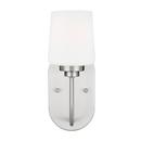 Visual Comfort & Co. Generation Lighting Brushed Nickel 75W 1-Light Medium E-26 Vanity Fixture 