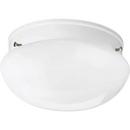 Progress Lighting White 60W 1-Light 120V Flushmount Ceiling Fixture 