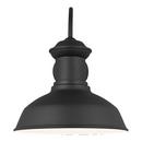 100W 1-Light 15-22/25 in. Outdoor Wall Sconce in Black