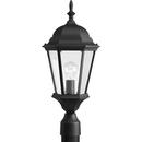 Progress Lighting Textured Black 100W 1-Light Medium Base Post Lantern 