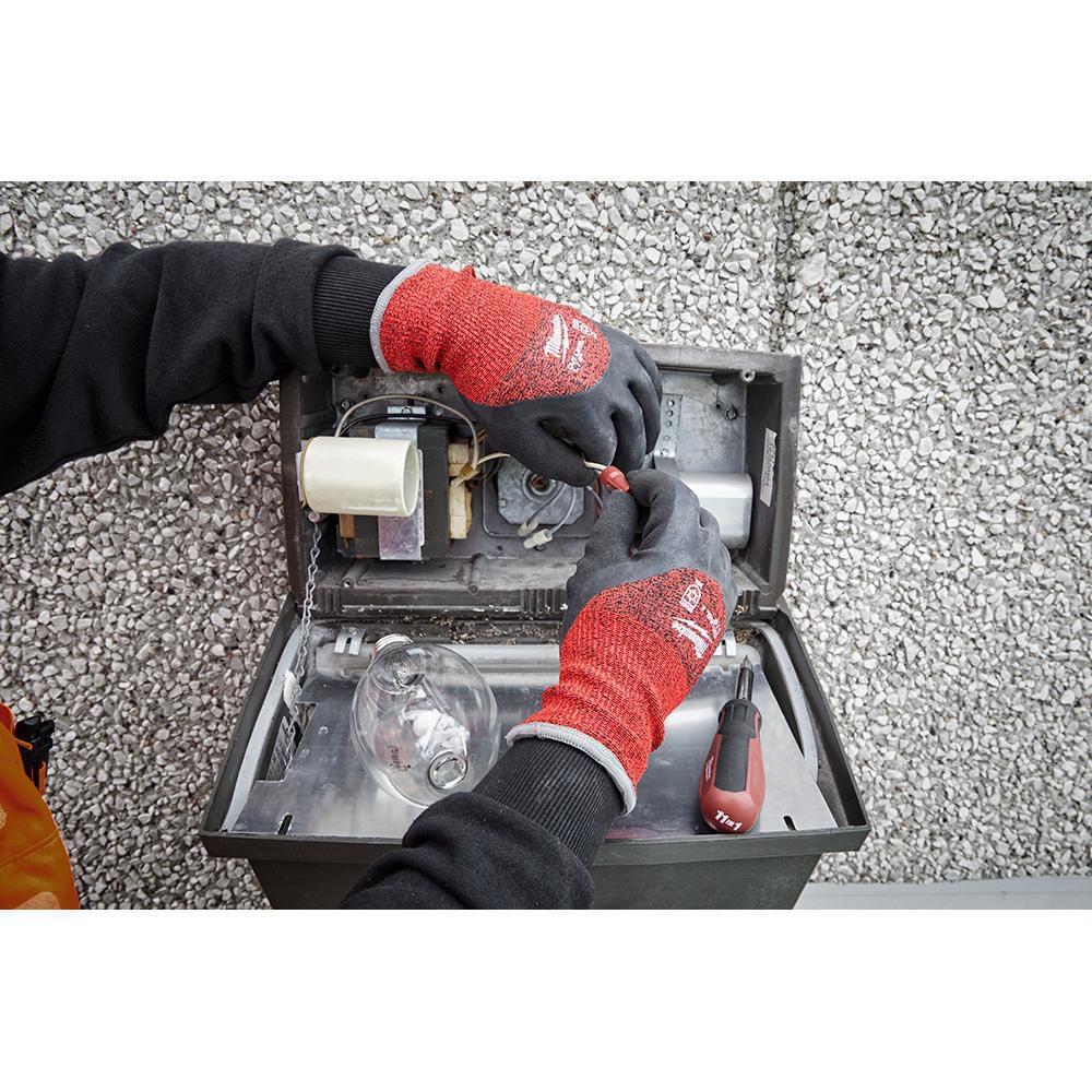 CUT LVL 4 WNTR DIPPED GLV LV 12/PK 