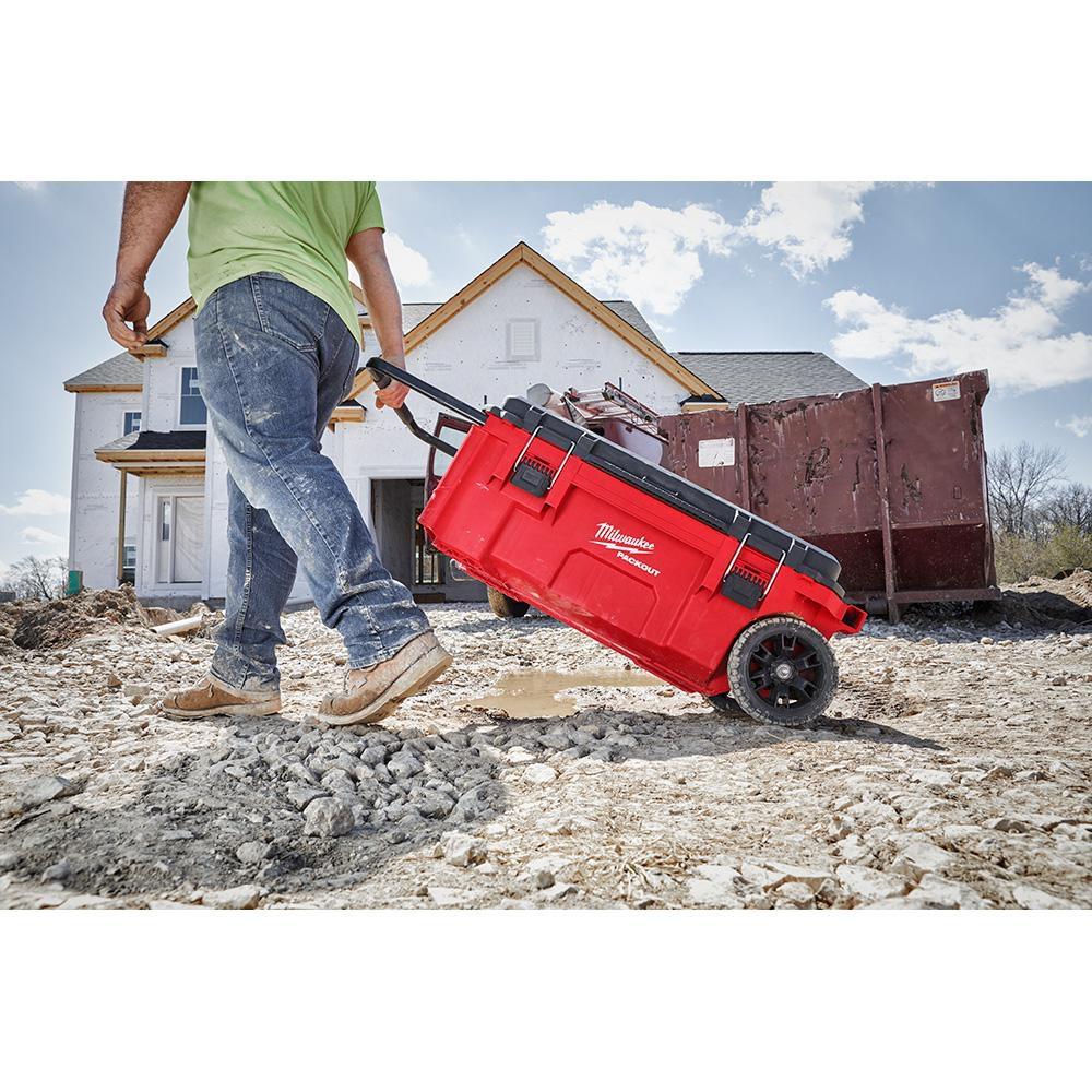 Milwaukee® Red 24 x 38 in. Plastic Tool Box 