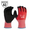 Size L Cotton and Rubber Carpentry, Dipped, High Dexterity Applications, Light Material Handling, Maintenance, Winter Reusable Winter Lined Gloves in Black and Red