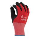 Milwaukee® Black Cotton and Rubber Carpentry, Dipped, High Dexterity Applications, Light Material Handling, Maintenance, Winter Reusable Winter Lined Gloves in Black and Red 