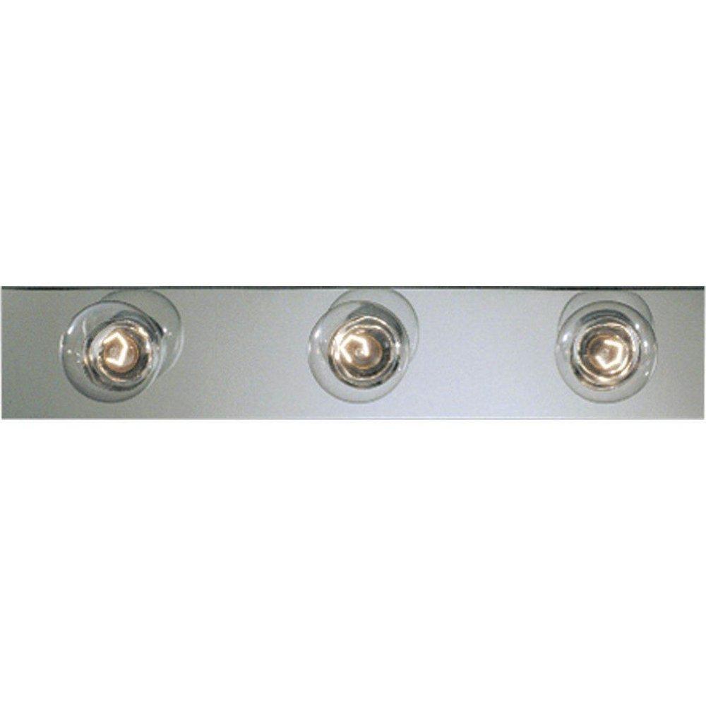 Progress Lighting Polished Chrome 24 in. 60W 3-Light Vanity Fixture 