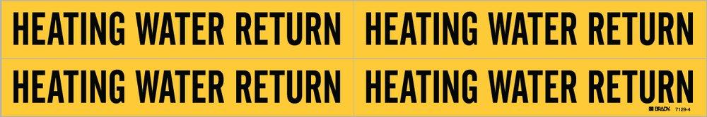 B946 7129-4 BLK/YEL STY-4 PK 