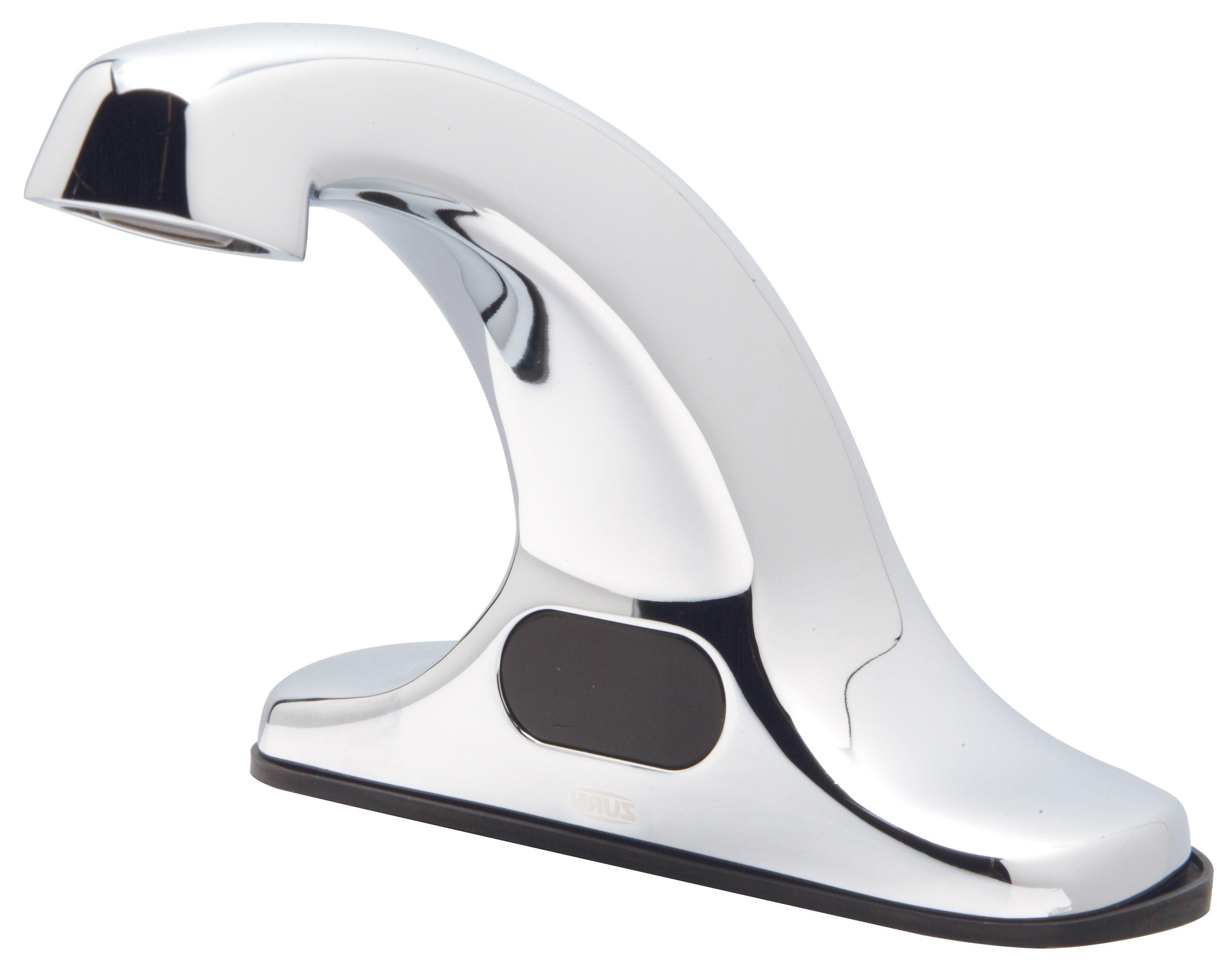 Zurn Chrome Plated No Handle Deck Mount Sensor Faucet 