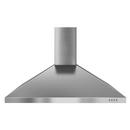 36 in. 300 cfm Canopy Round Ducted Hood in Stainless Steel