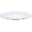Progress Lighting White Albalite Glass Recessed Trim Bright 