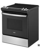 Whirlpool Stainless Steel 29-7/8 in. 4.8 cu. ft. 4-Burner Radiant Electric Slide-in Range 