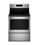 29-7/8 x 27-3/4 x 47-7/8 in. 5.3 cu. ft. 5-Burner Electric Smoothtop Freestanding Range in Stainless Steel