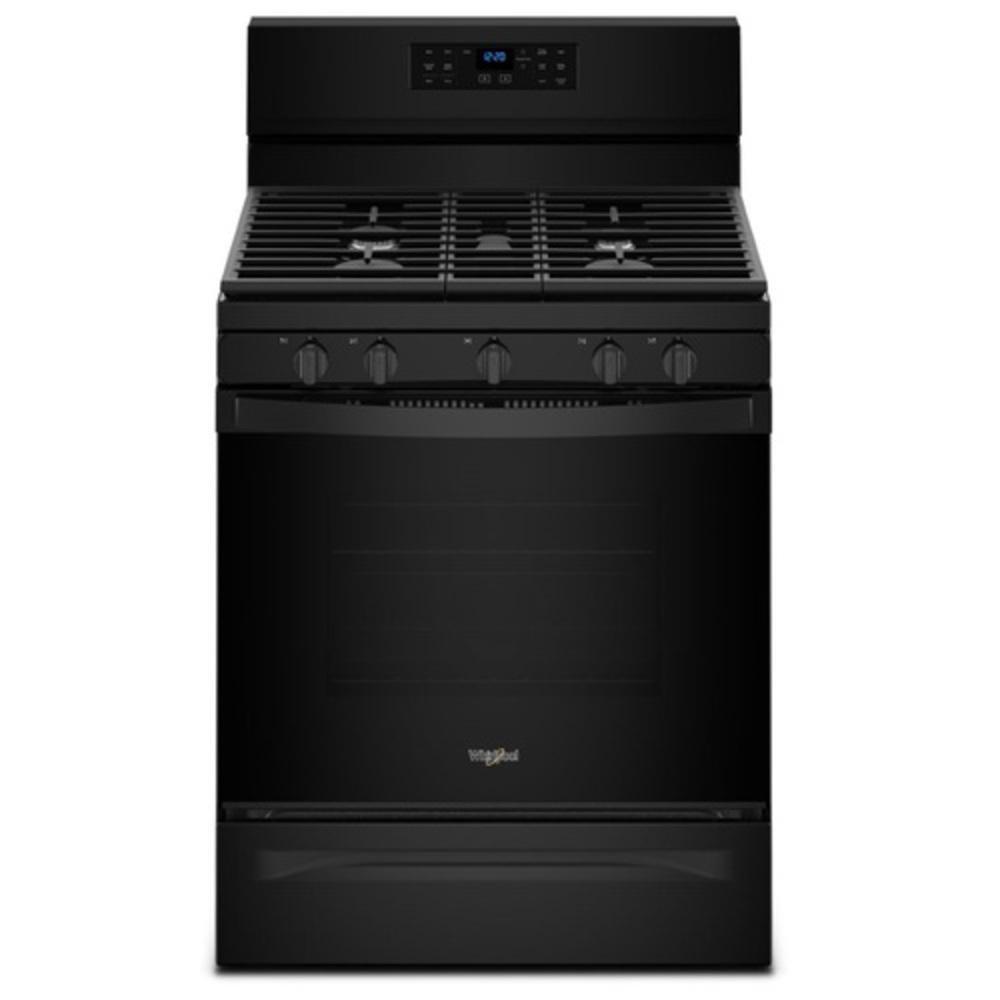 5.0 CU. FT. WHIRLPOOL GAS BURNER RANGE WITH AIR FRY FOR FROZEN FOODS 