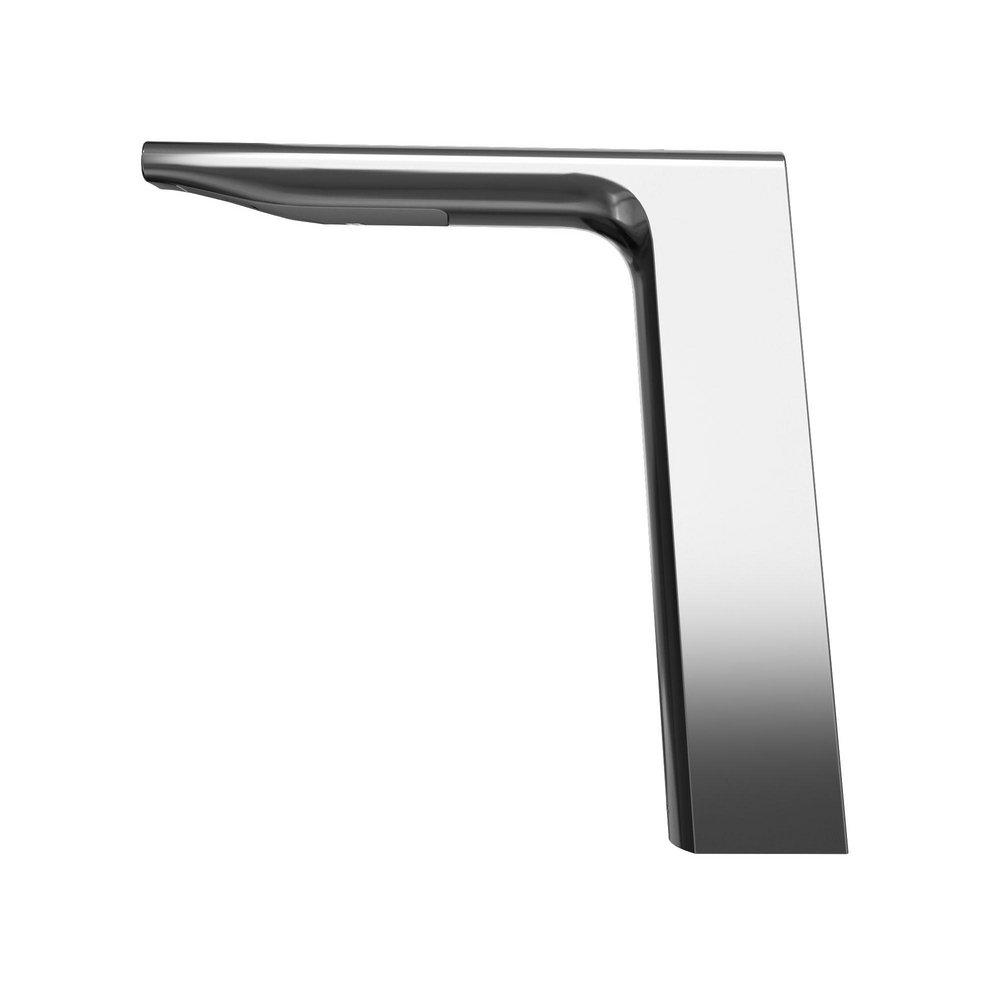 Deck Mount Sensor Bathroom Sink Faucet in Polished Chrome 