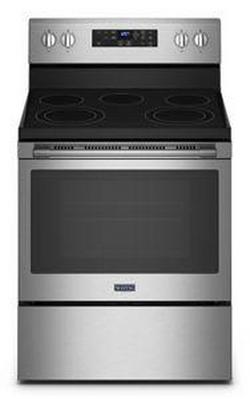 29-7/8 x 27-3/4 x 47-7/8 in. 5.3 cu. ft. 5-Burner Electric Radiant Freestanding Range in Fingerprint Resistant Stainless Steel