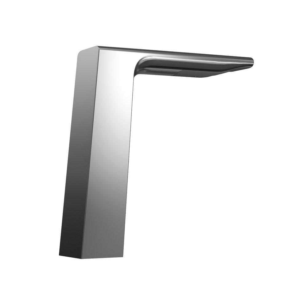 Deck Mount Sensor Bathroom Sink Faucet in Polished Chrome 