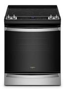 Whirlpool Fingerprint Resistant Stainless Steel 29-7/8 in. 6.4 cu. ft. 5-Burner Radiant Electric Slide-in Range 