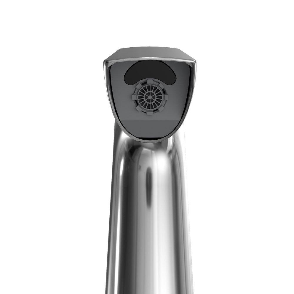 Deck Mount Sensor Bathroom Sink Faucet in Polished Chrome 