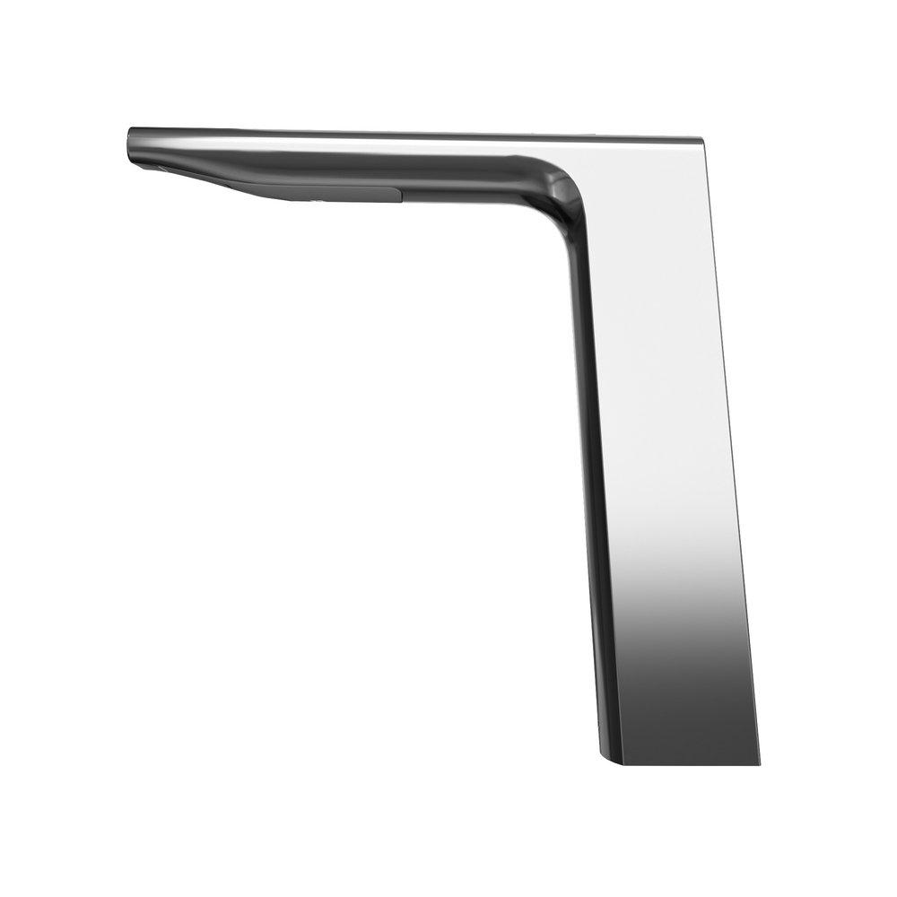 Deck Mount Sensor Bathroom Sink Faucet in Polished Chrome 
