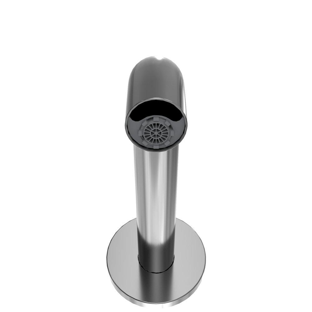 Wall Mount Sensor Bathroom Sink Faucet in Polished Chrome 
