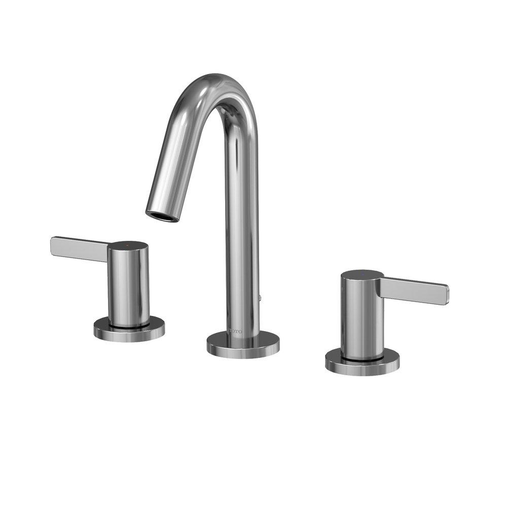 TOTO GF SERIES 1.2 GPM TWO LEVER HANDLE WIDESPREAD BATHROOM SINK FAUCET BRUSHED NICKEL  - TLG11201UA#BN 