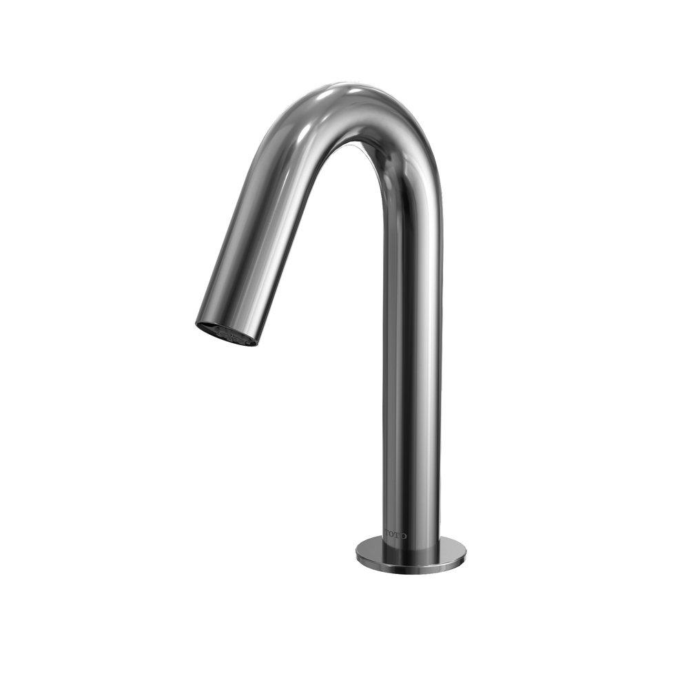 Deck Mount Sensor Bathroom Sink Faucet in Polished Chrome 
