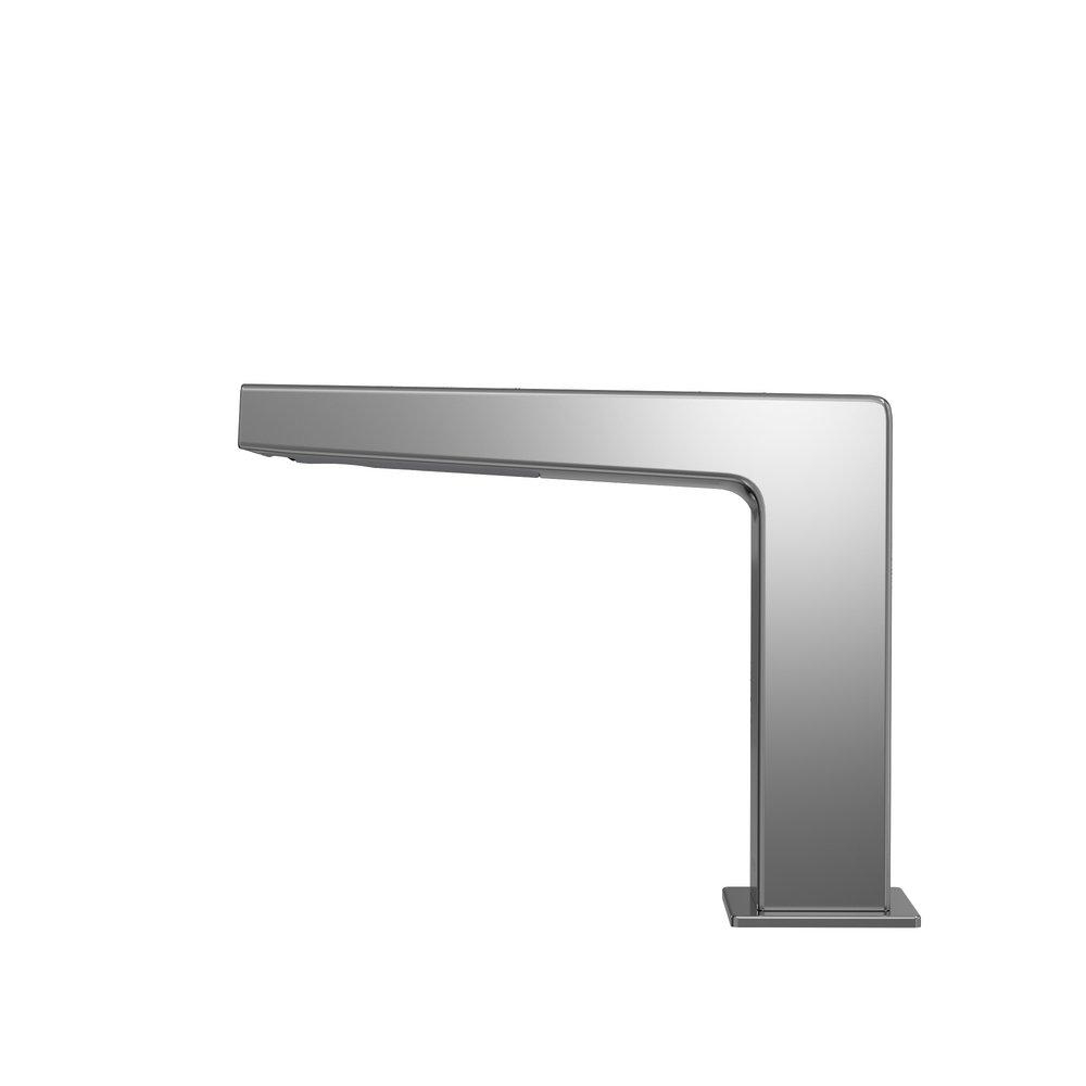 Deck Mount Sensor Bathroom Sink Faucet in Polished Chrome 