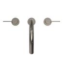 TOTO GF TWO LEVER HANDLE DECK-MOUNT ROMAN TUB FILLER TRIM POLISHED NICKEL  - TBG11201UA#PN 