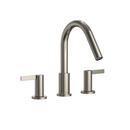 TOTO GF TWO LEVER HANDLE DECK-MOUNT ROMAN TUB FILLER TRIM POLISHED NICKEL  - TBG11201UA#PN 