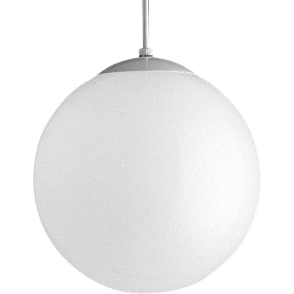 Progress Lighting White 12 in. 150W 1-Light Pendant 